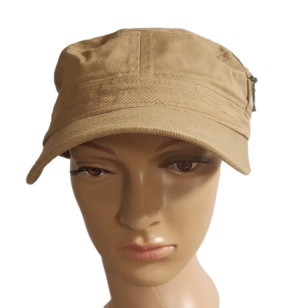 Woman's pocket zipper hat